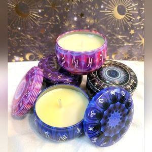 Zodiac Aroma Therapy Candles - Set of 4